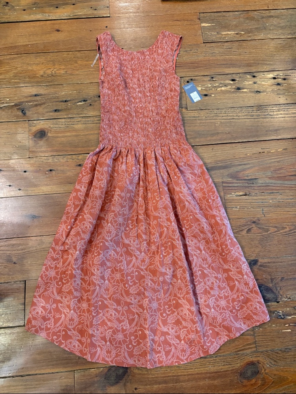 Universal Thread Coral-Pink Smocked Maxi Dress - Picture 2 of 6